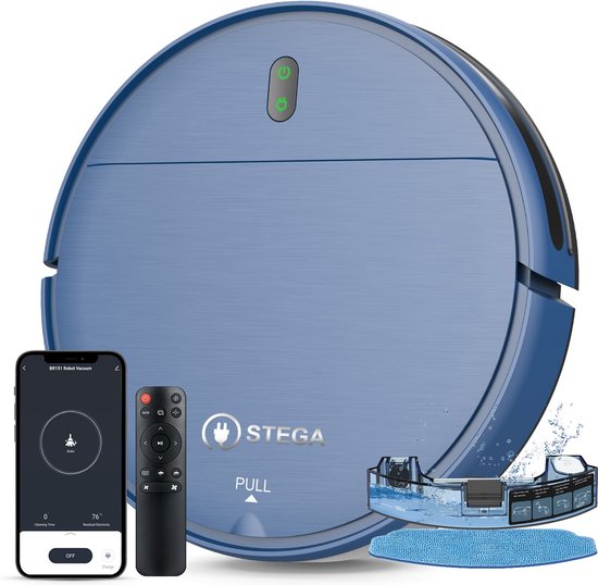 STEGA RC1400: betaalbare 2‑in‑1 robot voor huisdieren en harde vloeren
