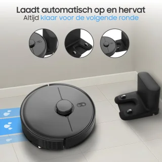 Sweepo Smart Robotstofzuiger met Dweilfunctie en Laadstation