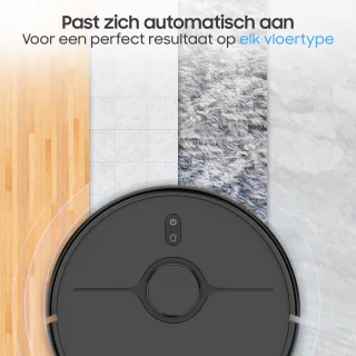 Sweepo Smart Robotstofzuiger met Dweilfunctie en Laadstation