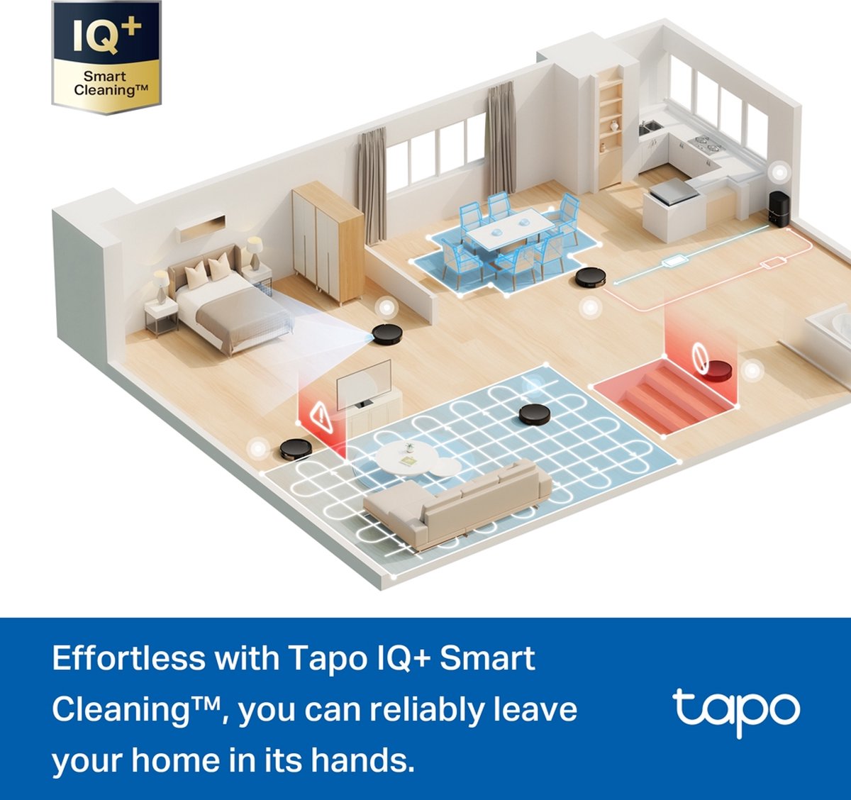 Tapo RV20 Max Plus Robotstofzuiger met Dweil en Leegstation