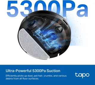 Tapo RV20 Max Robotstofzuiger met dweilfunctie