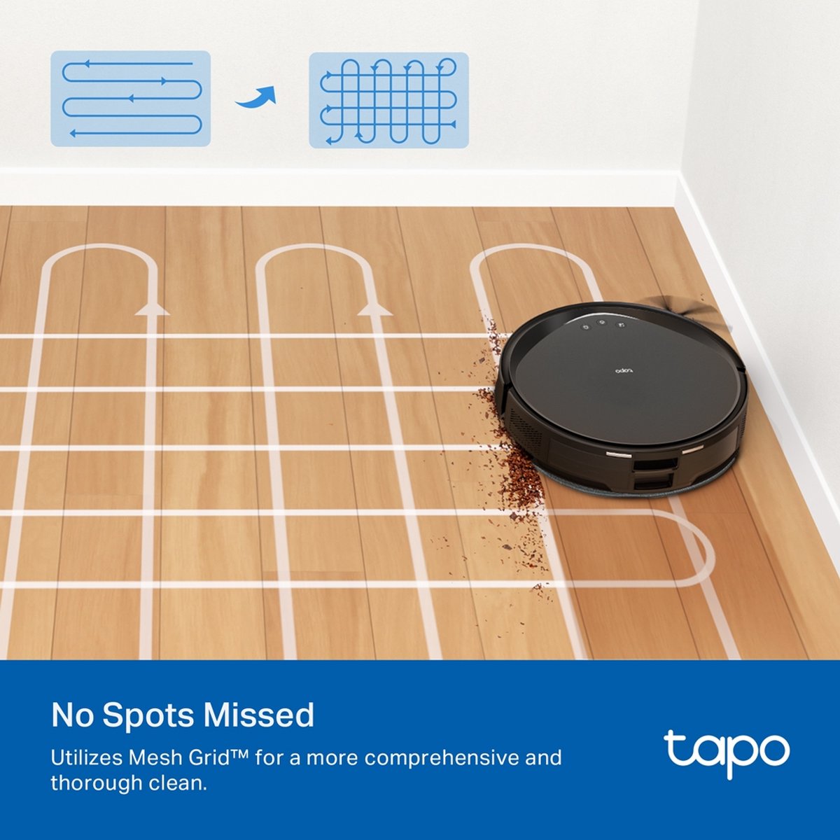 Tapo RV20 Max Robotstofzuiger met dweilfunctie