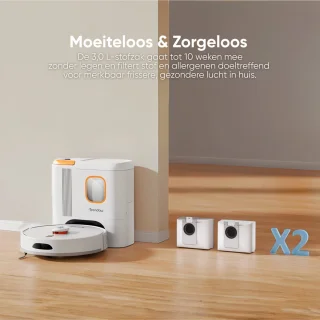 Teendow D20S Max+ Robotstofzuiger en Vachtverzorgingskit