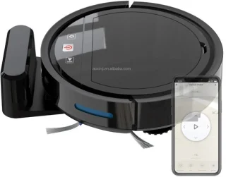 THEROB Smart Robotstofzuiger (zwart)