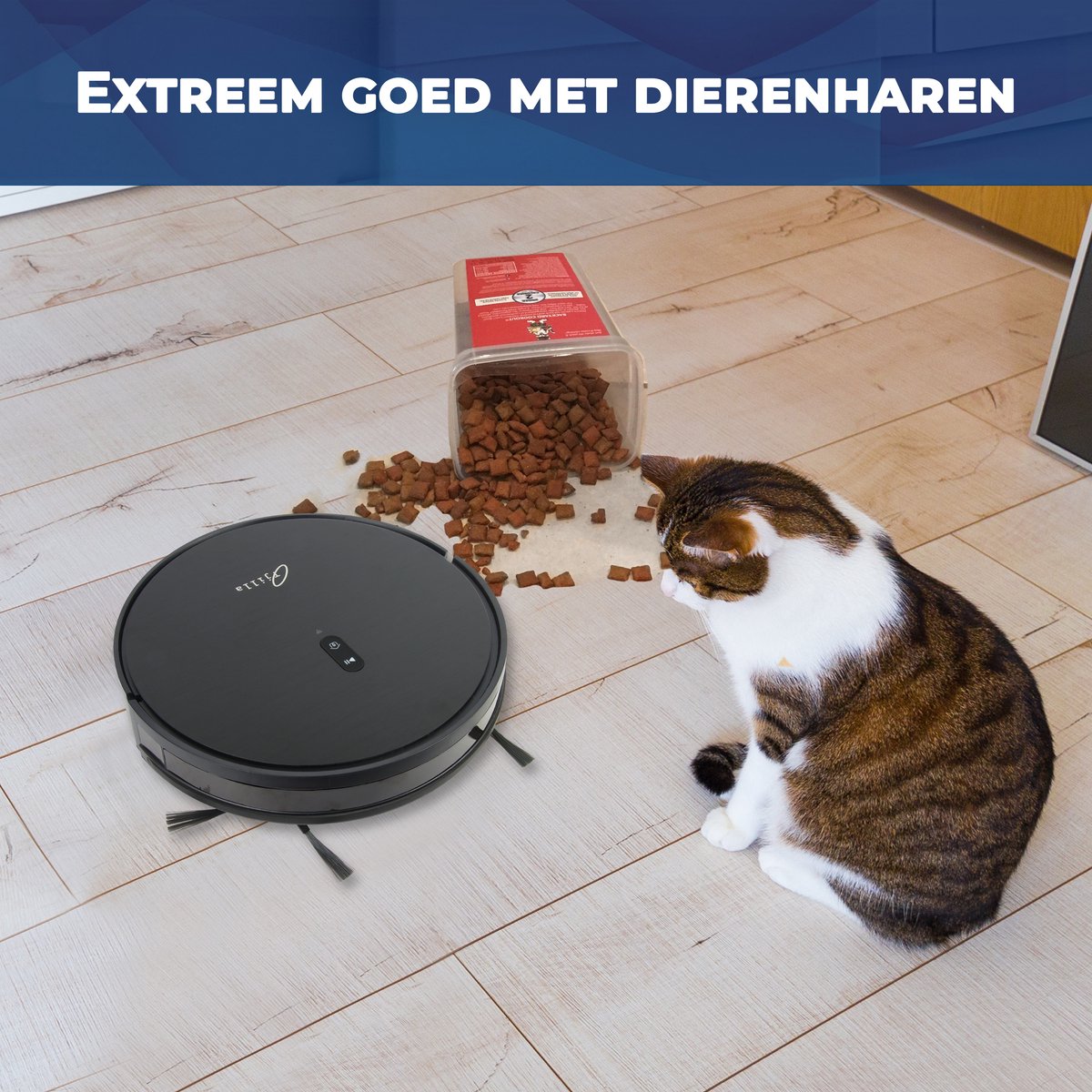 Tjilla C100 Robotstofzuiger met dweilfunctie