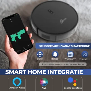 Tjilla C100 Robotstofzuiger met dweilfunctie