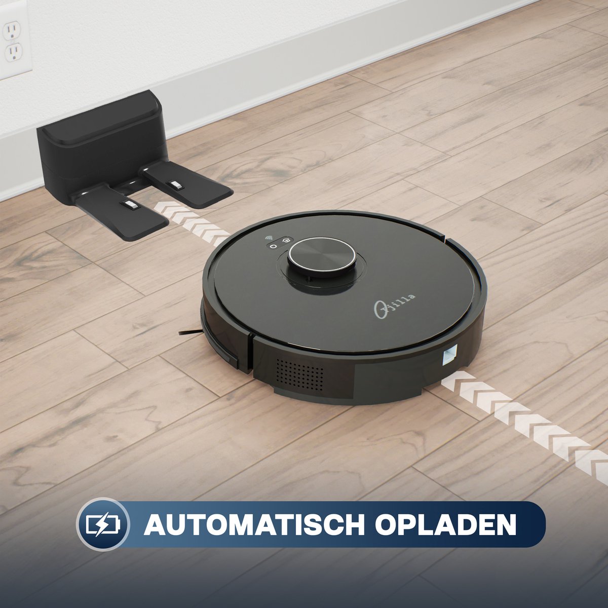 Tjilla C150 Robotstofzuiger met dweilfunctie en laadstation