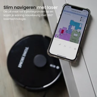 TONIHOMI® M30 + Q8 Robotstofzuiger Set