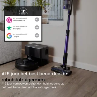 TONIHOMI Robot- en steelstofzuiger