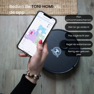 TONIHOMI Robot- en steelstofzuiger