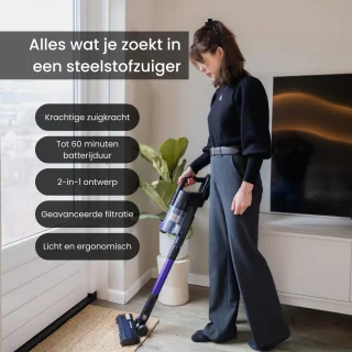 TONIHOMI Robot- en steelstofzuiger
