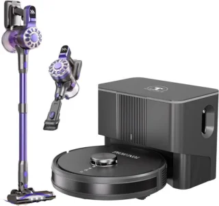 TONIHOMI Robotstofzuiger en Steelstofzuiger Combi