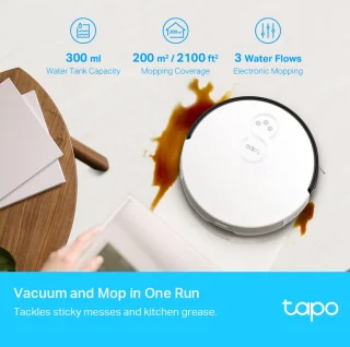 TP-Link Tapo RV10 Plus Robotstofzuiger met Dweil en Leegstation