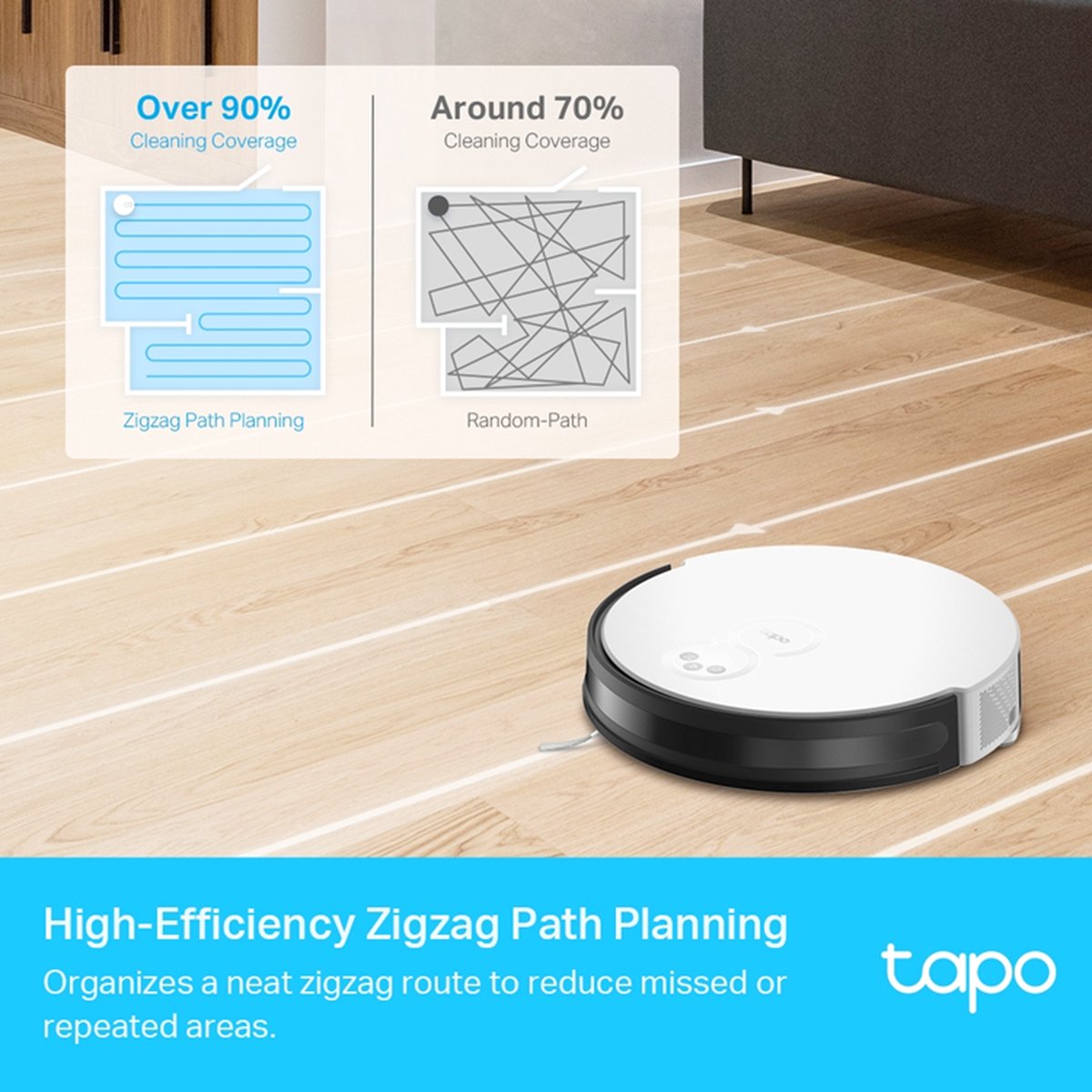 TP-Link Tapo RV10 Plus Robotstofzuiger met Dweil en Leegstation
