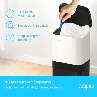 TP-Link Tapo RV10 Plus Robotstofzuiger met Dweil en Leegstation