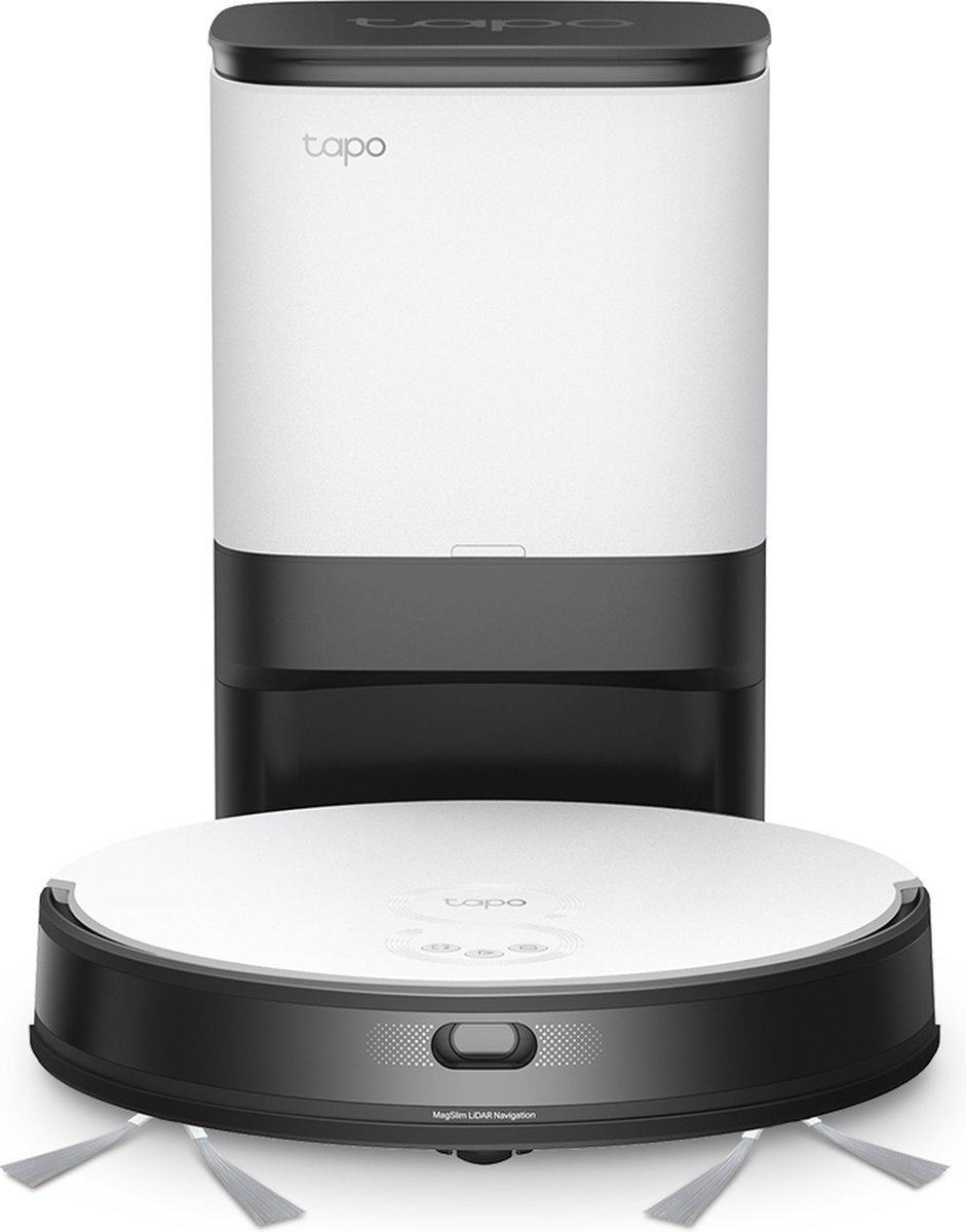 TP-Link Tapo RV20 Mop Plus Robotstofzuiger met Dweil en Automatisch Leegstation