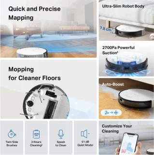 TP-Link Tapo RV20 Robotstofzuiger met dweilfunctie