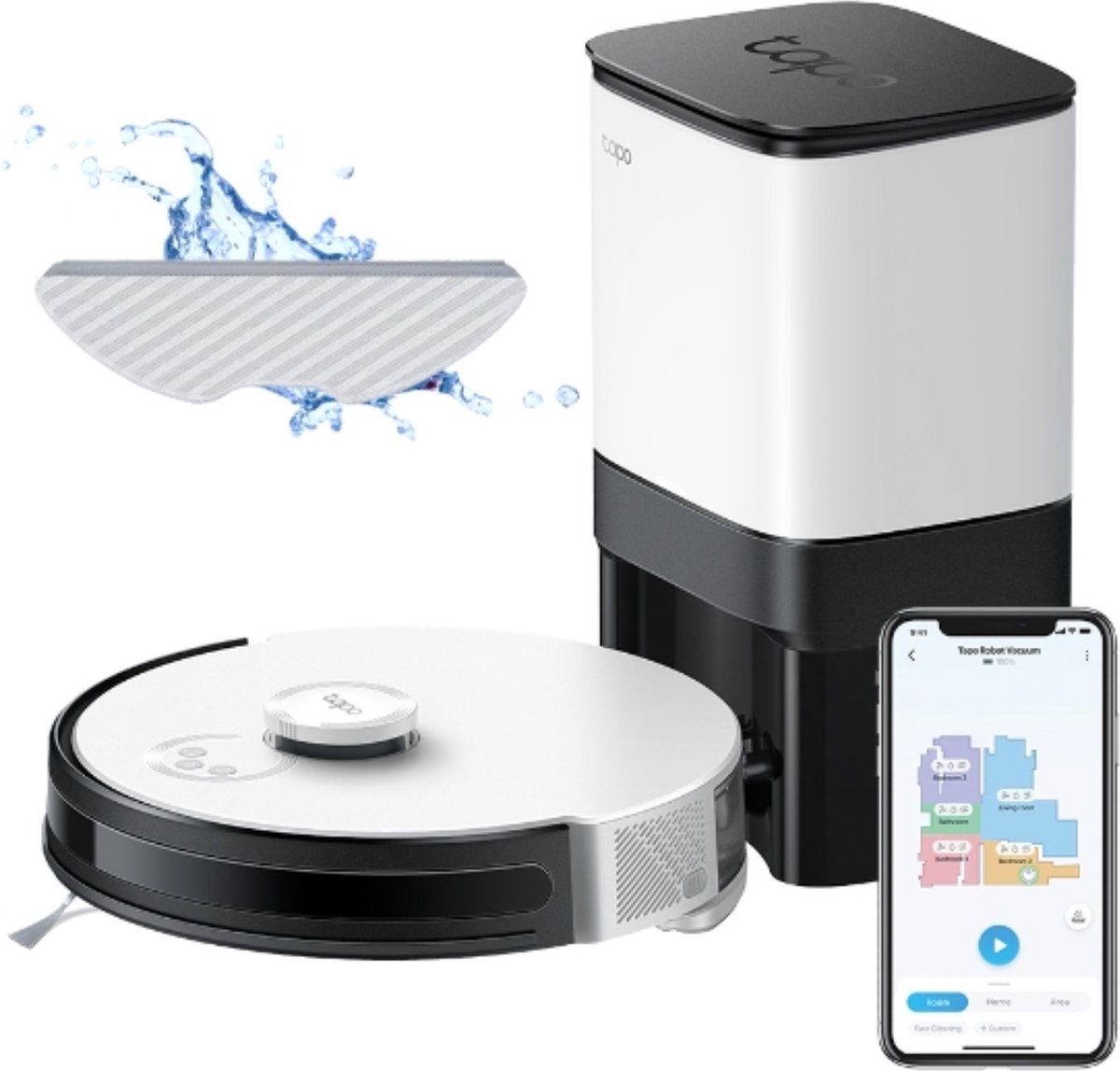 TP-Link Tapo RV30 Plus Robotstofzuiger