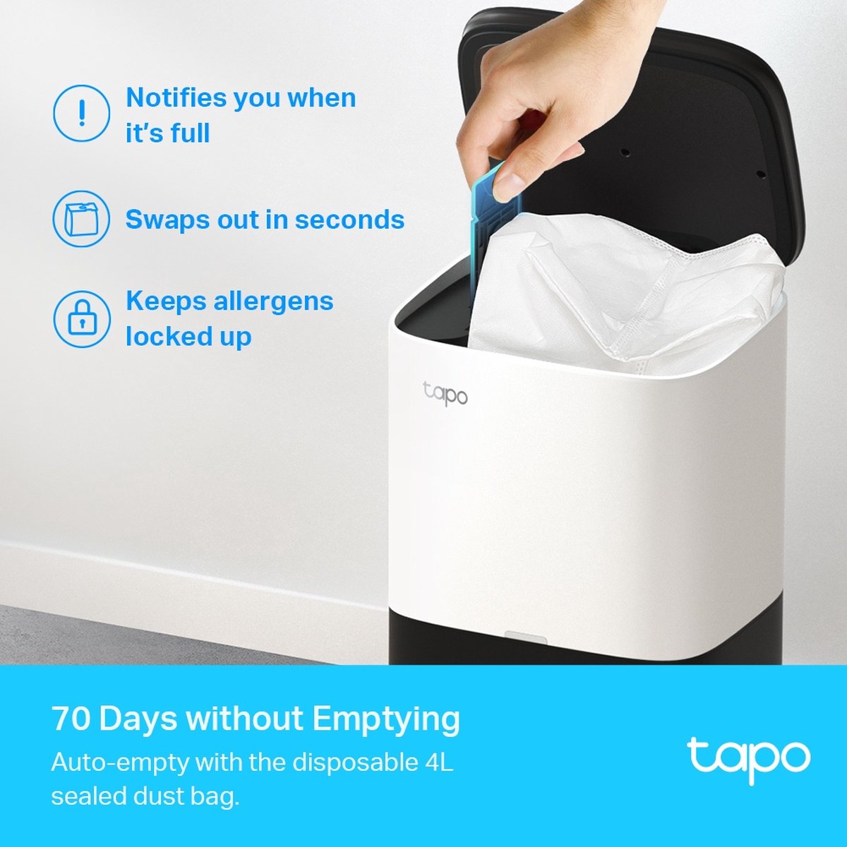 TP-Link Tapo RV30 Plus Robotstofzuiger