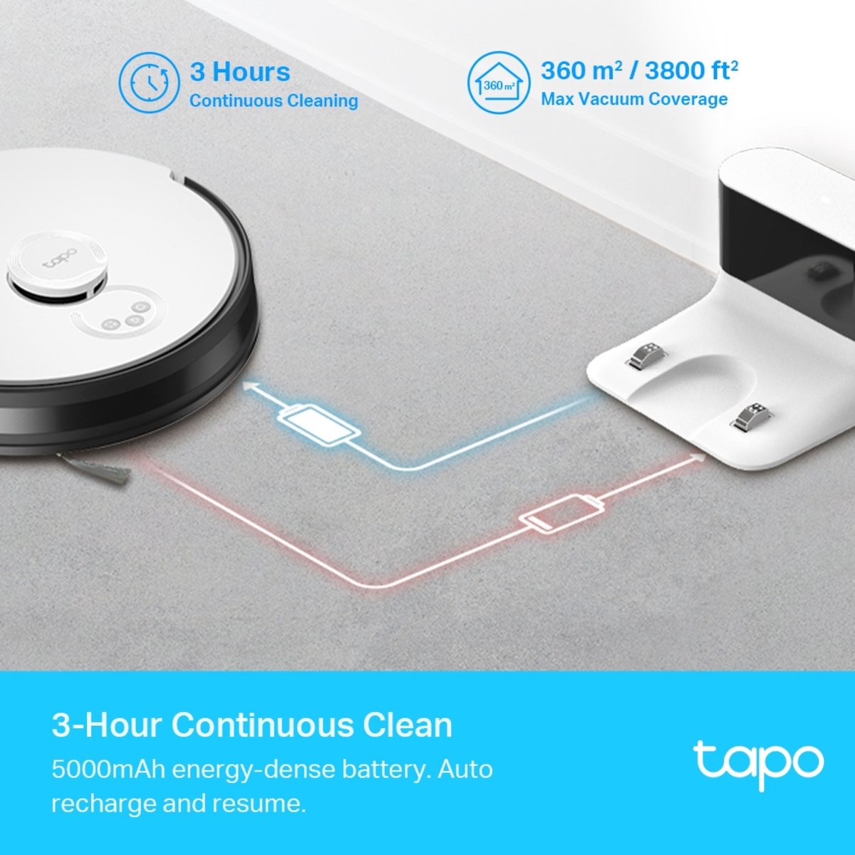 TP-Link Tapo RV30 Plus Robotstofzuiger