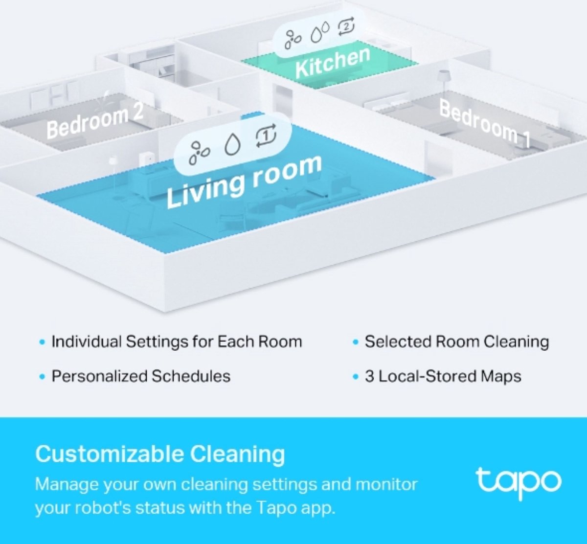 TP-Link Tapo RV30 Plus Robotstofzuiger