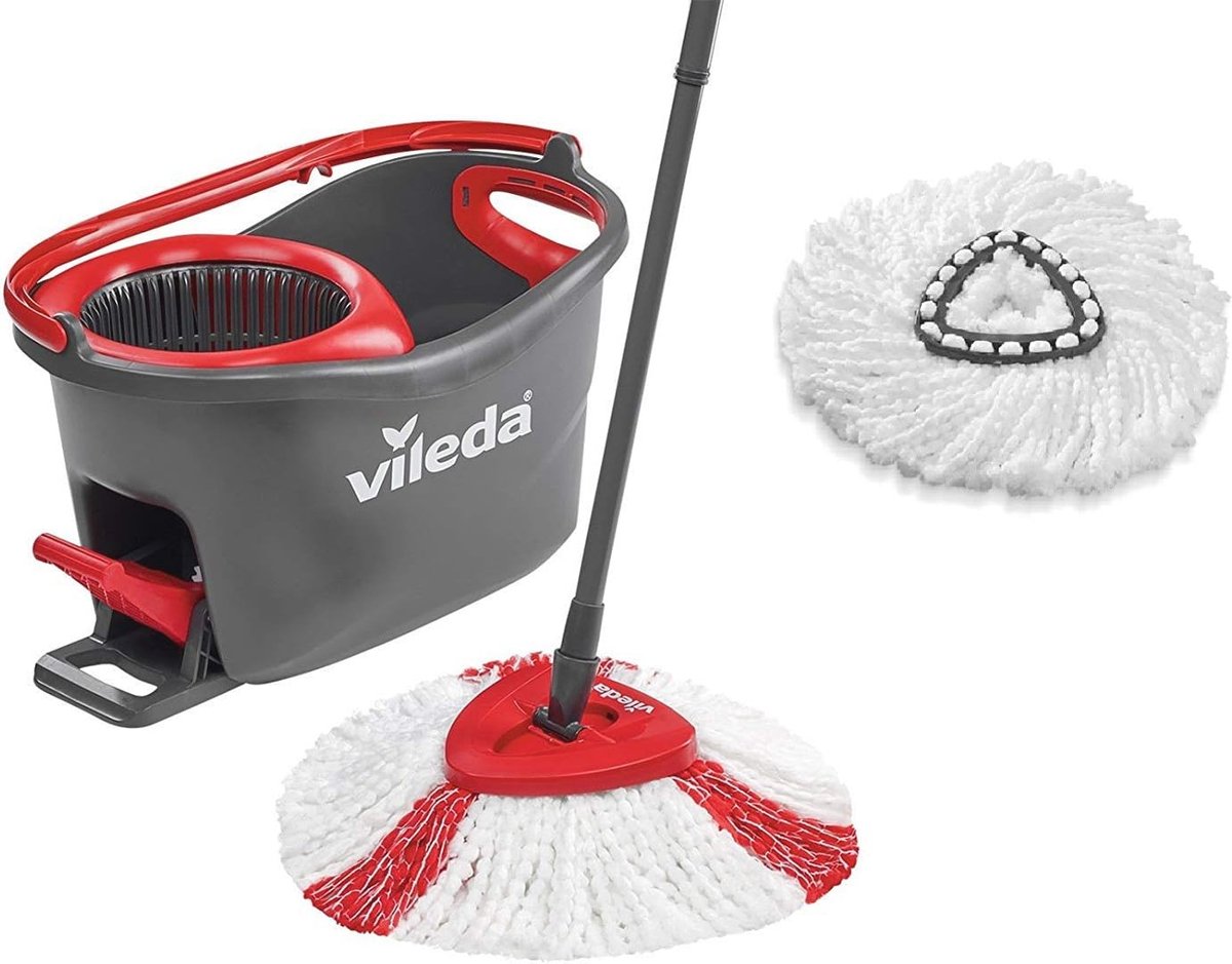 Turbo Easywring & Clean Dweilset met Emmer en Reservekop