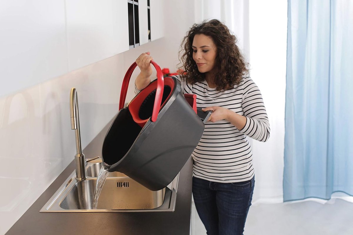 Turbo Easywring & Clean Dweilset met Emmer en Reservekop