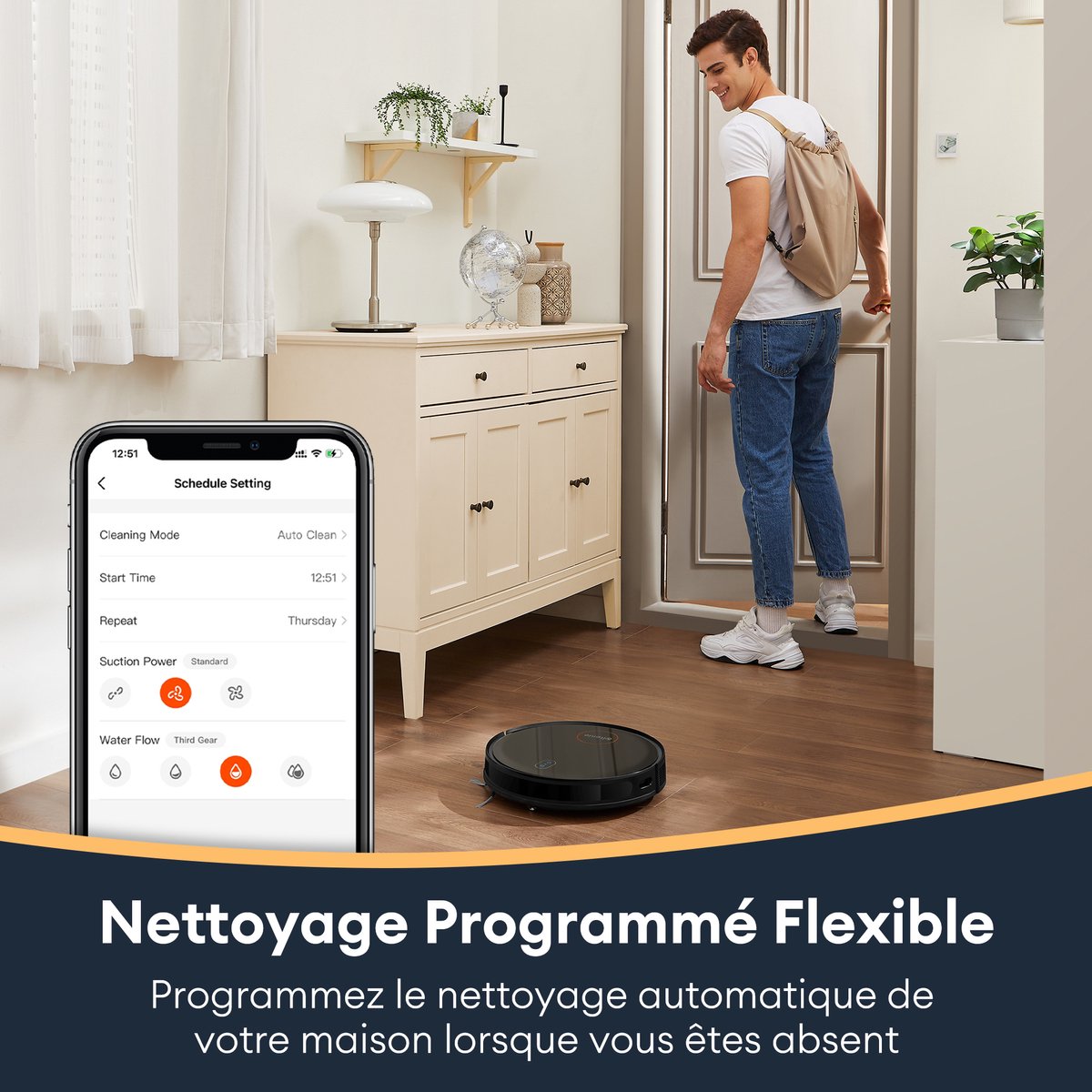 Ultenic D6s robotstofzuiger en dweilcombinatie