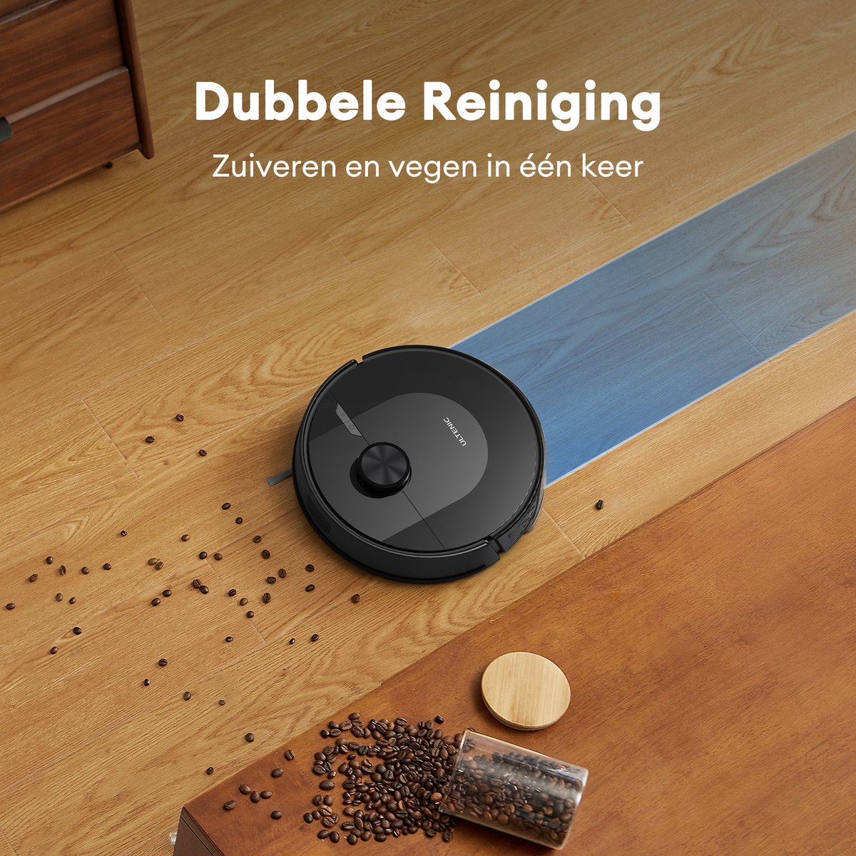 Ultenic DL10 Laser Navigatie Robotzuiger en -poetser