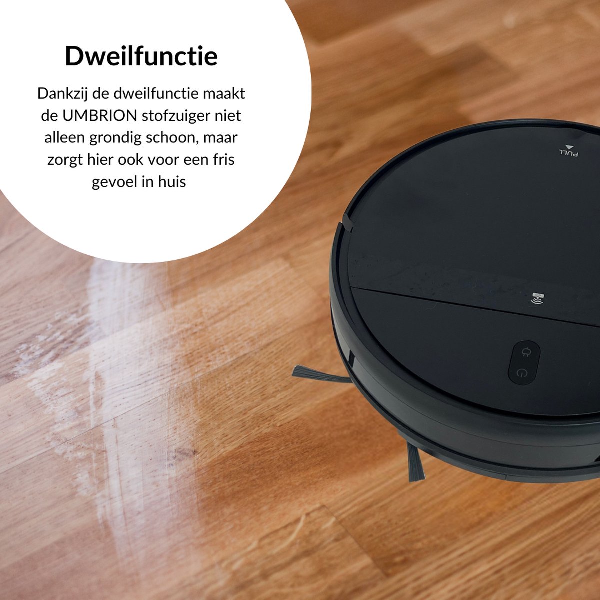 UMBRION Robotstofzuiger met dweilfunctie en laadstation