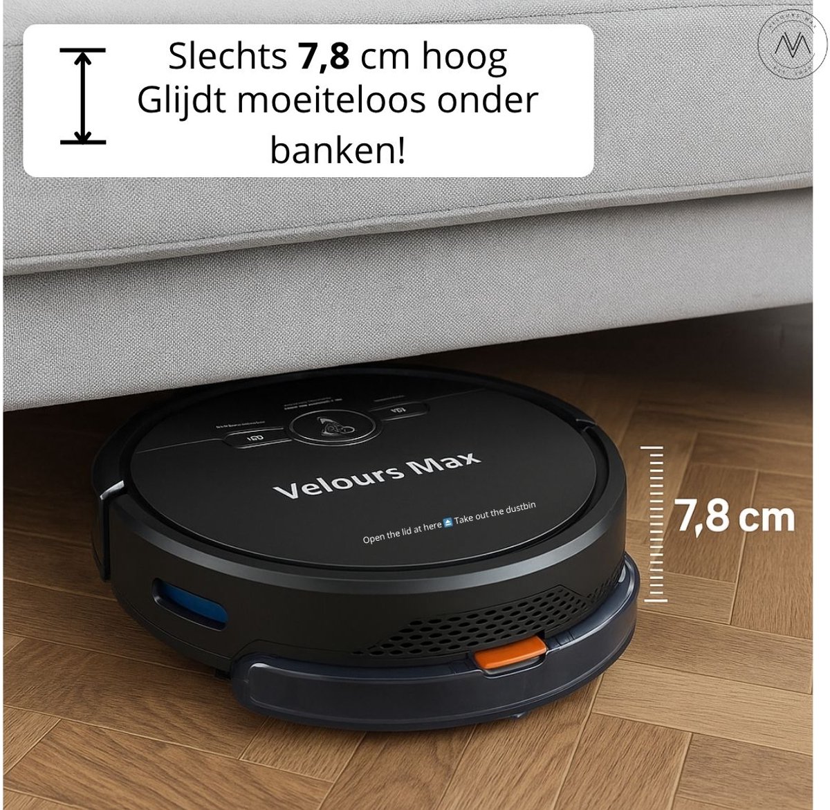 Velours Max Robotstofzuiger met Dweilfunctie