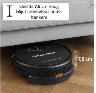 Velours Max Robotstofzuiger met Dweilfunctie