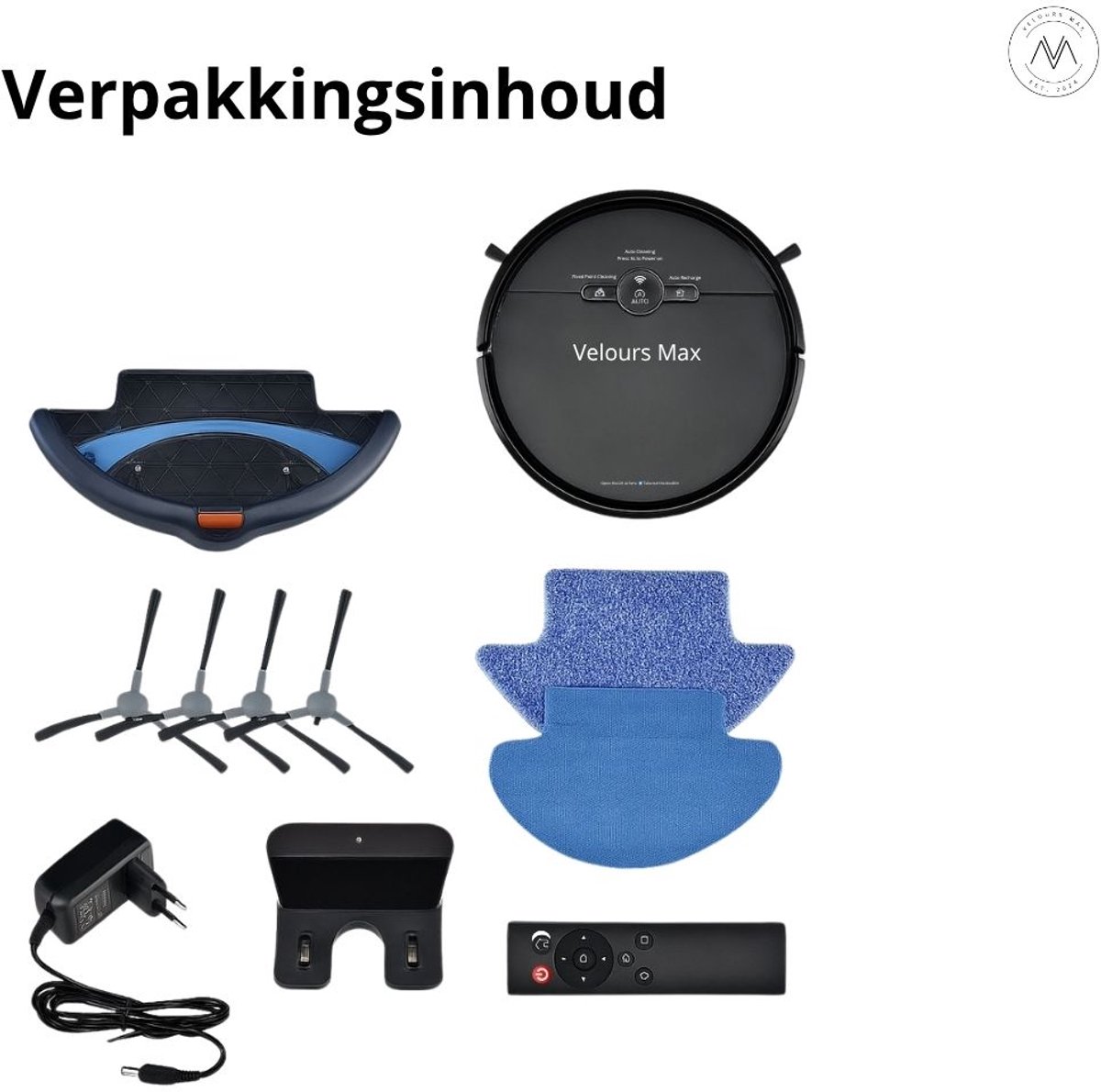 Velours Max Robotstofzuiger met Dweilfunctie