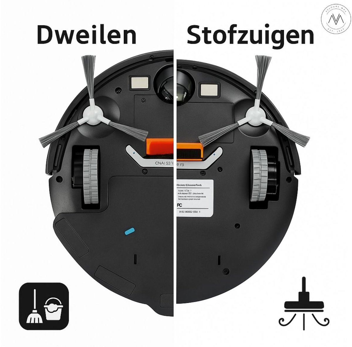 Velours Max Robotstofzuiger met Dweilfunctie