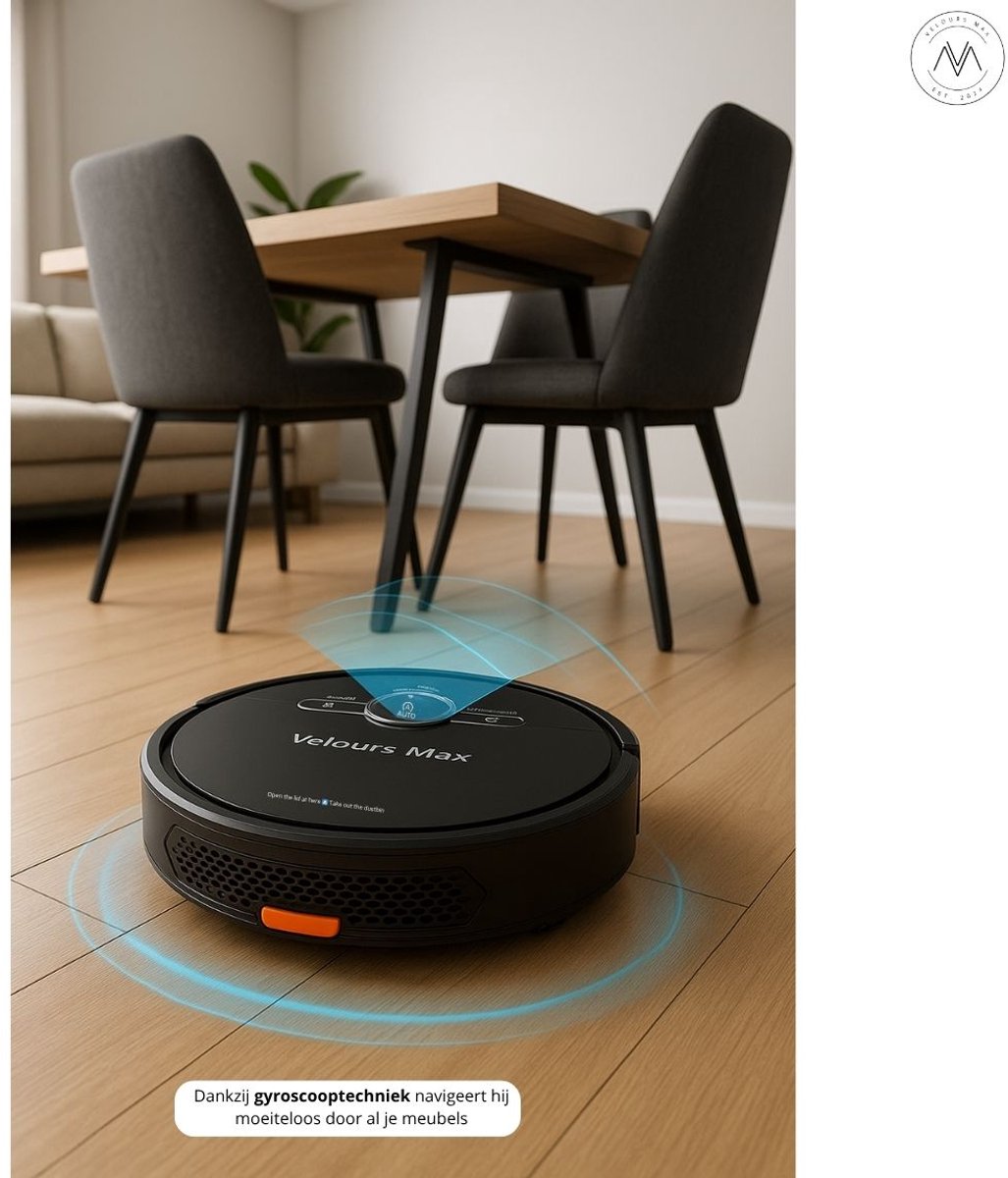 Velours Max Robotstofzuiger met Dweilfunctie