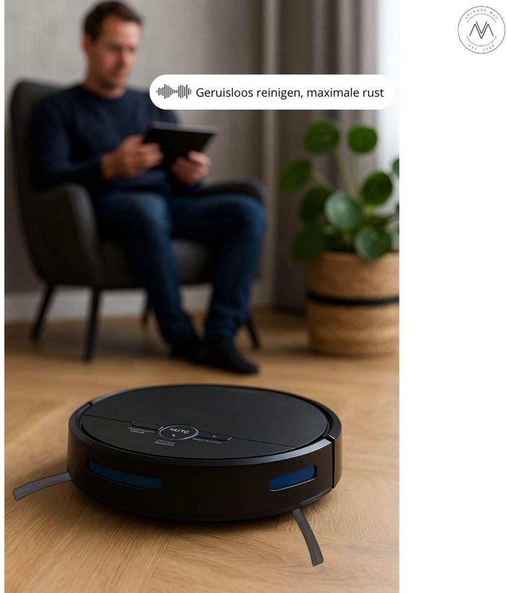 Velours Max Robotstofzuiger met Dweilfunctie