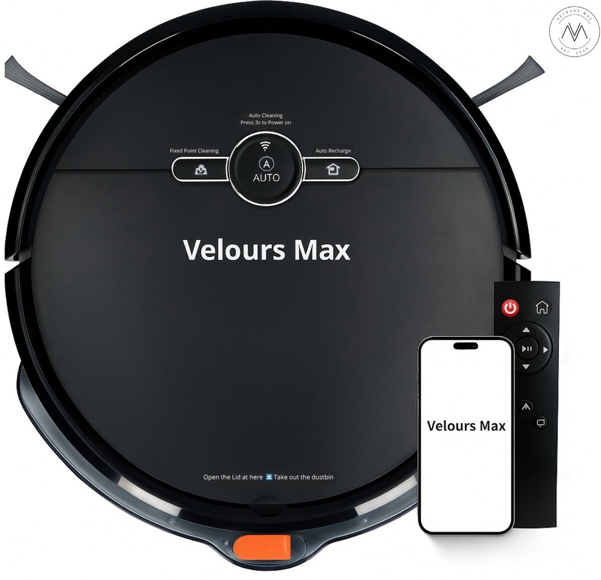 Velours Max Robotstofzuiger met Dweilfunctie