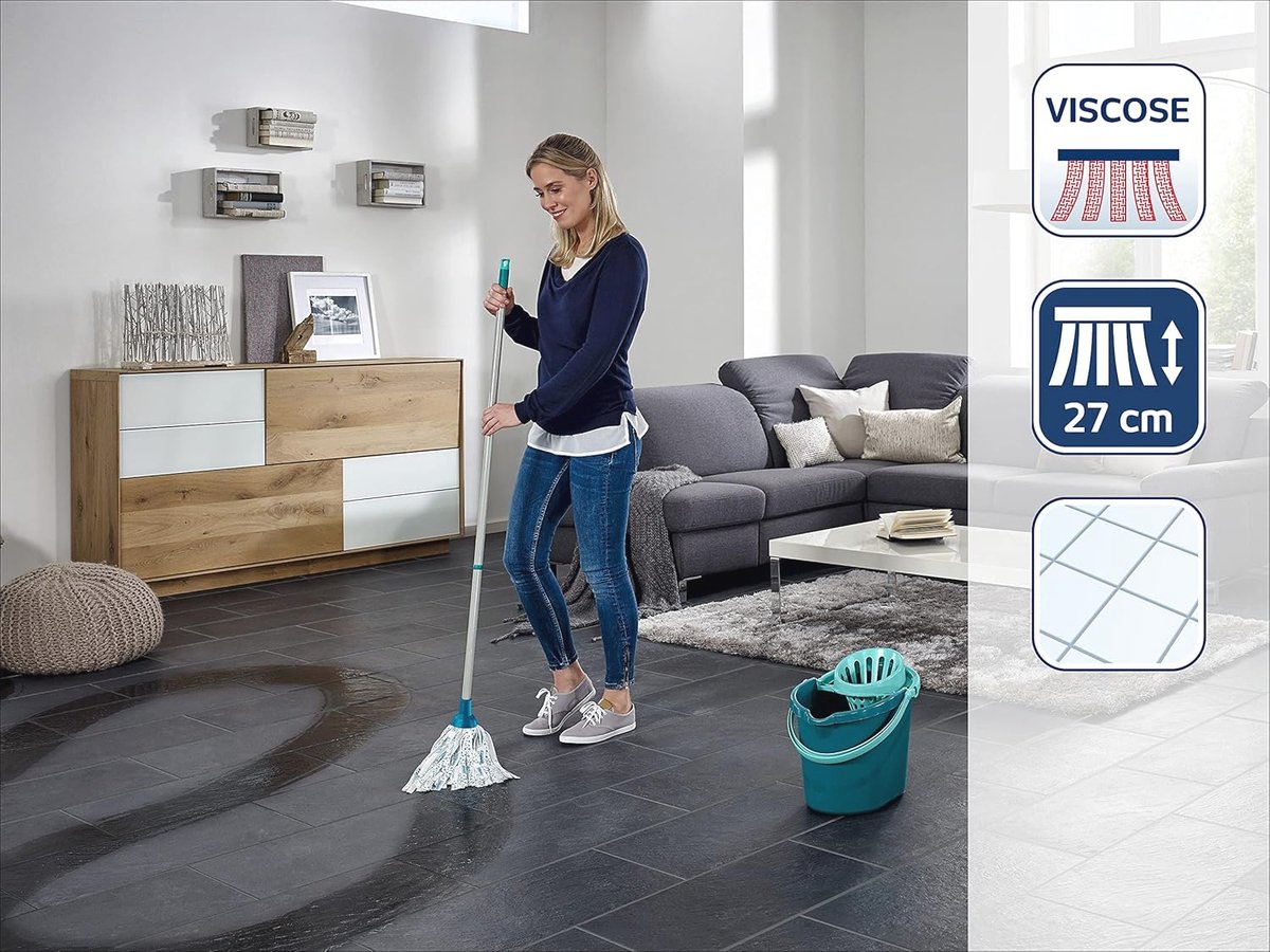 Viscose Mop Set met Emmer