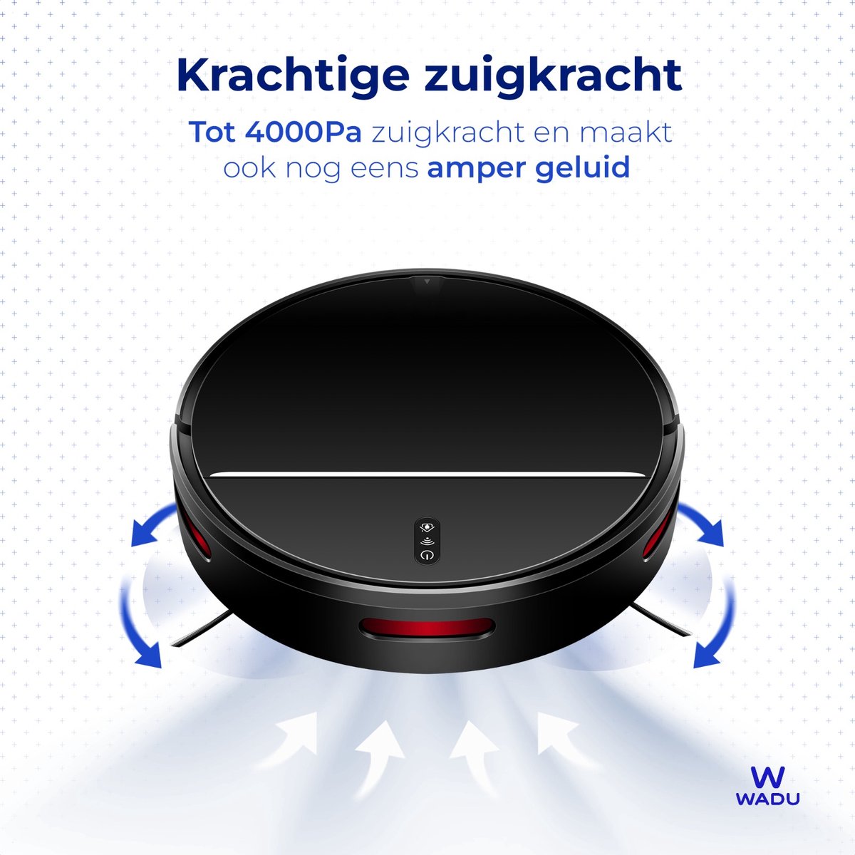 Wadu Robotstofzuiger met dweilfunctie en laadstation
