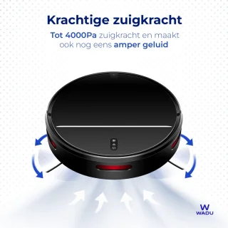 Wadu Robotstofzuiger met dweilfunctie en laadstation