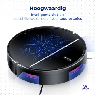 Wadu Robotstofzuiger met dweilfunctie en laadstation