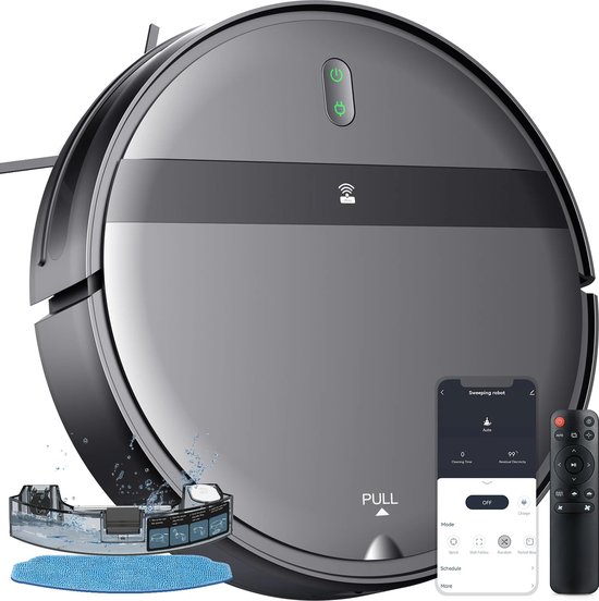 Wildor Robotstofzuiger 3-in-1 1400Pa