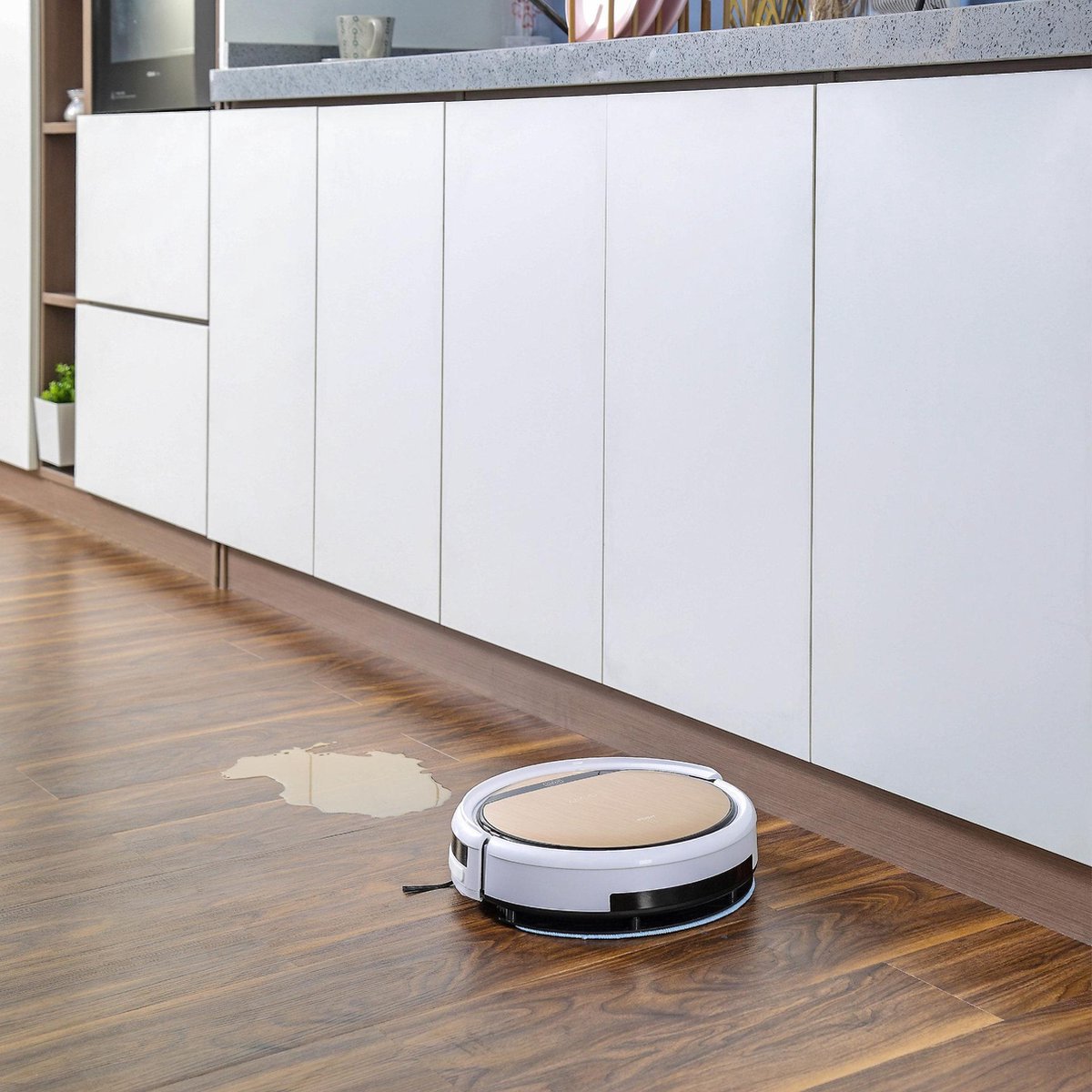 ZACO V5sPro robotstofzuiger met dweilfunctie goud