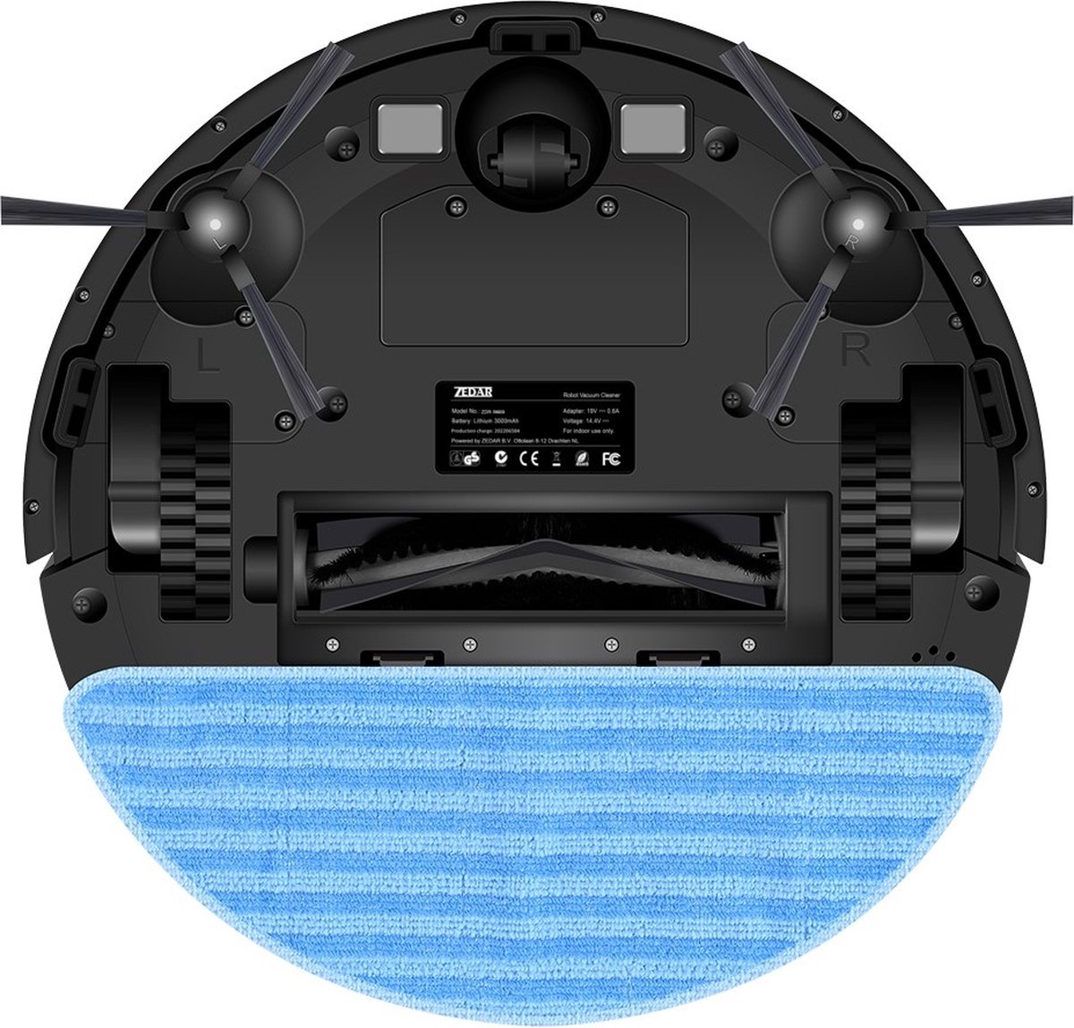 Zedar R600+ Lidar Robotstofzuiger met Automatisch Leegstation