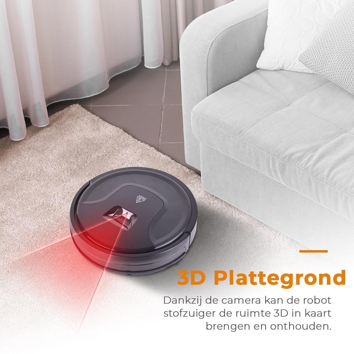 Ziggy Robotstofzuiger met Dweilfunctie Smart Wifi