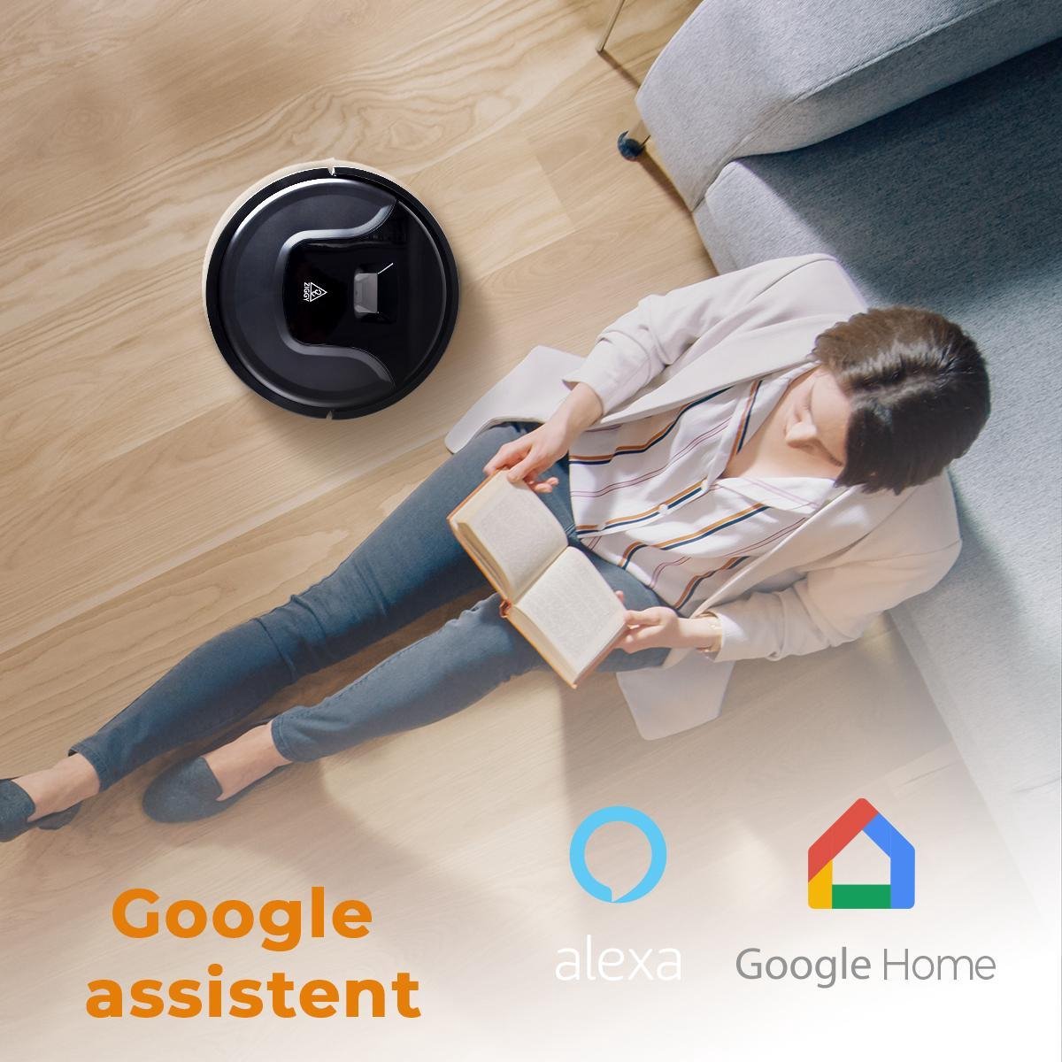 Ziggy Robotstofzuiger met Dweilfunctie Smart Wifi