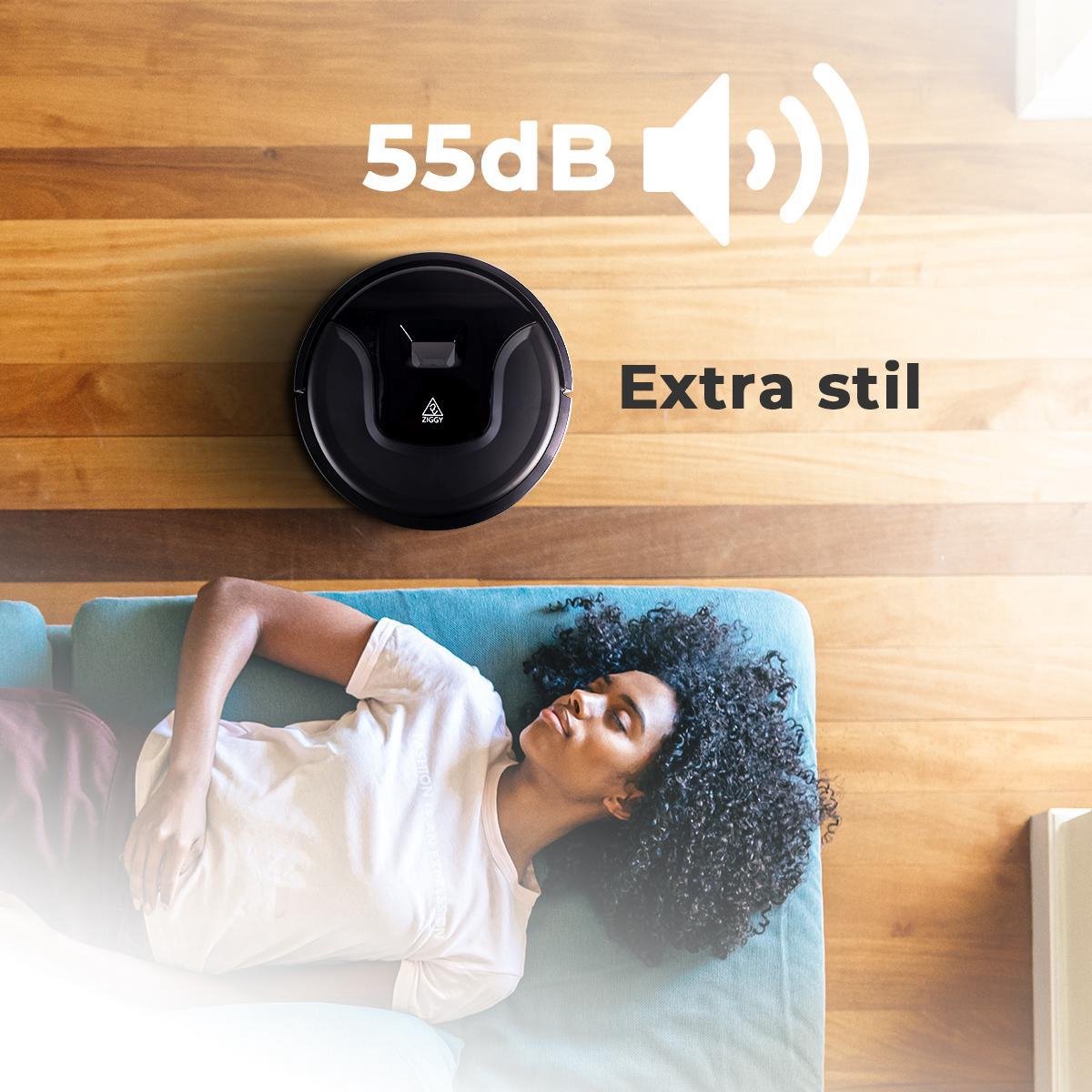 Ziggy Robotstofzuiger met Dweilfunctie Smart Wifi