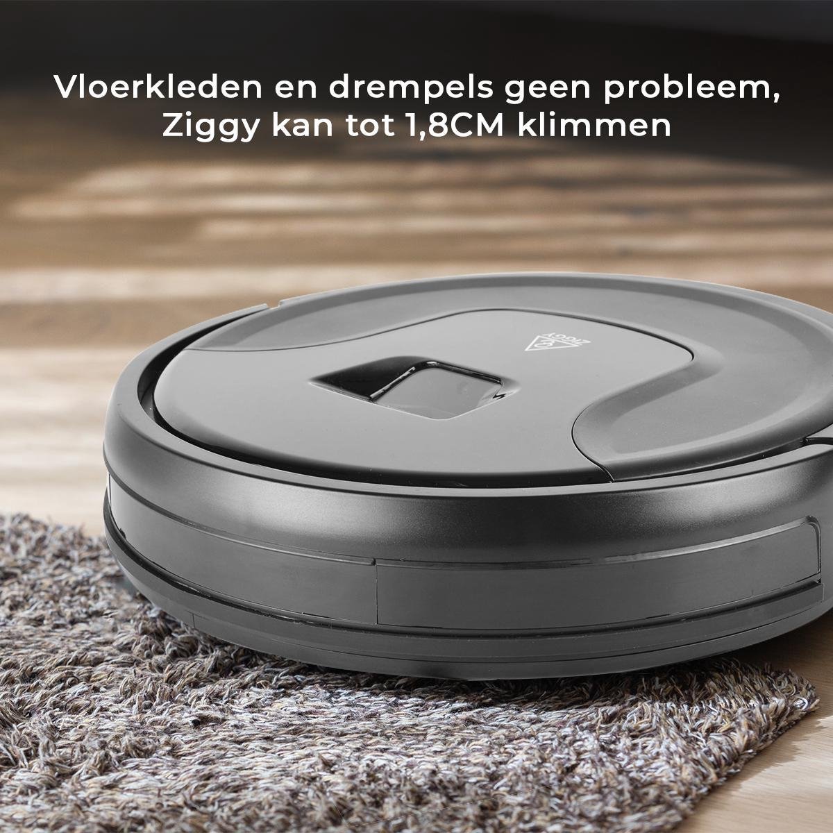Ziggy Robotstofzuiger met Dweilfunctie Smart Wifi