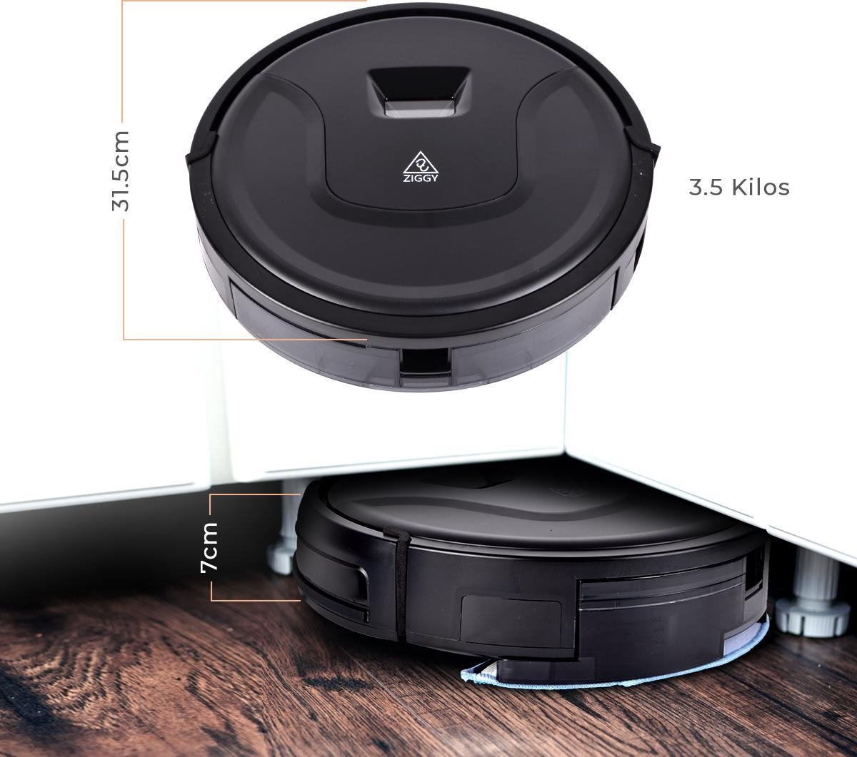 Ziggy Robotstofzuiger met Dweilfunctie Smart Wifi