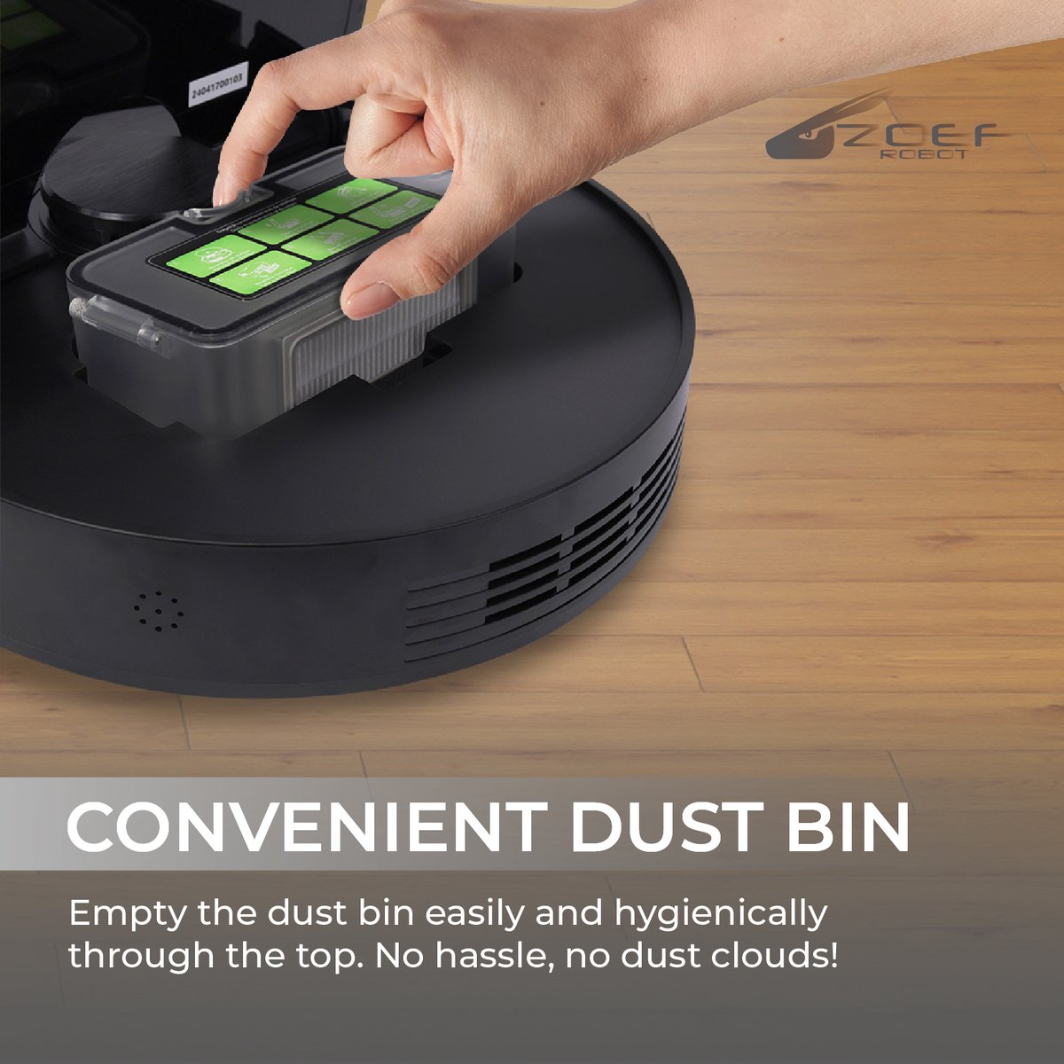Zoef Robot Bep 4.0 Robotstofzuiger met Laadstation